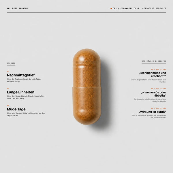 Cordyceps CS-4 Extrakt Kapseln